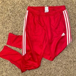 Red joggers